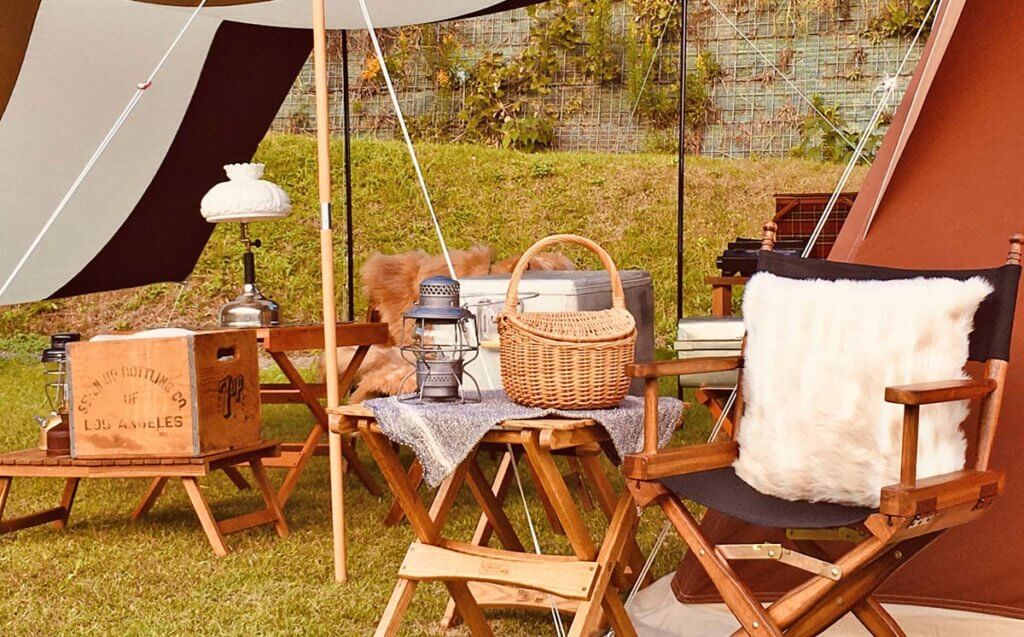 レイアウトにこだわれば、キャンプはもっとおしゃれに楽しめる！