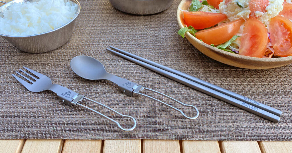 VASTLANDの新商品「チタンカトラリー」をオススメする理由！