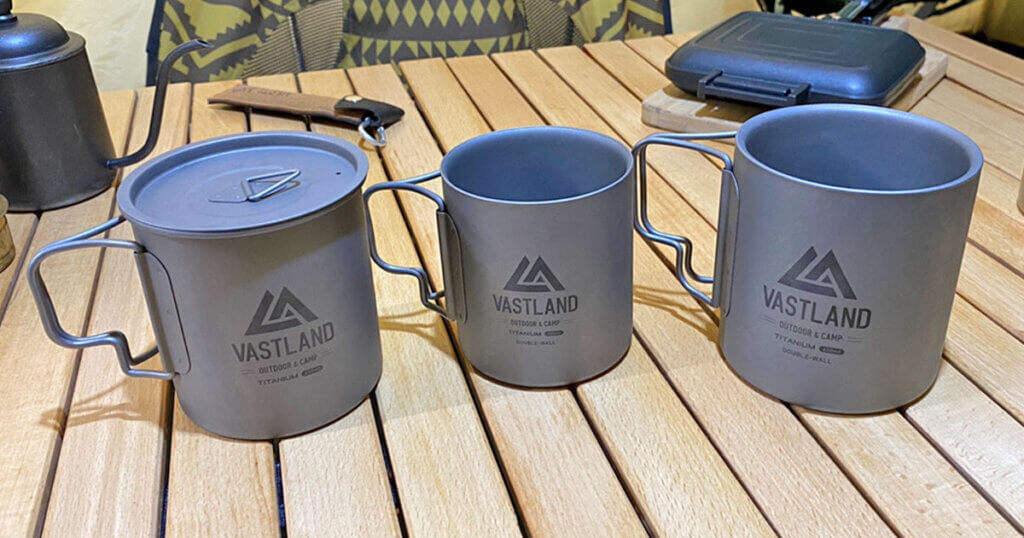VASTLANDの新商品「チタンマグカップ」の特徴をご紹介！