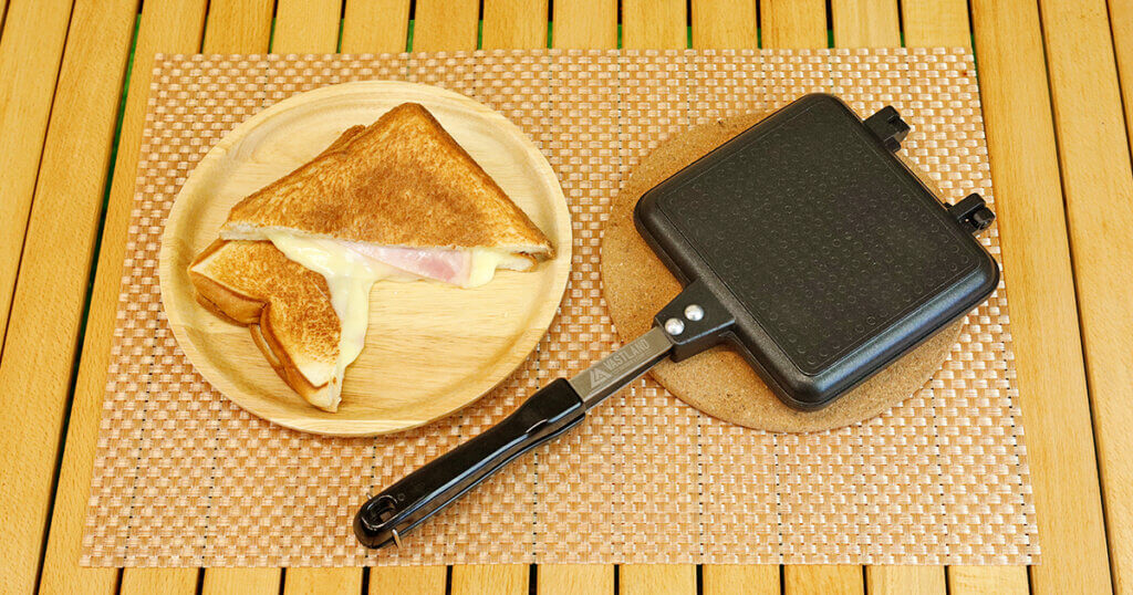 VASTLANDの新商品「ホットサンドメーカーシングル 直火・IH対応」の特徴をご紹介！