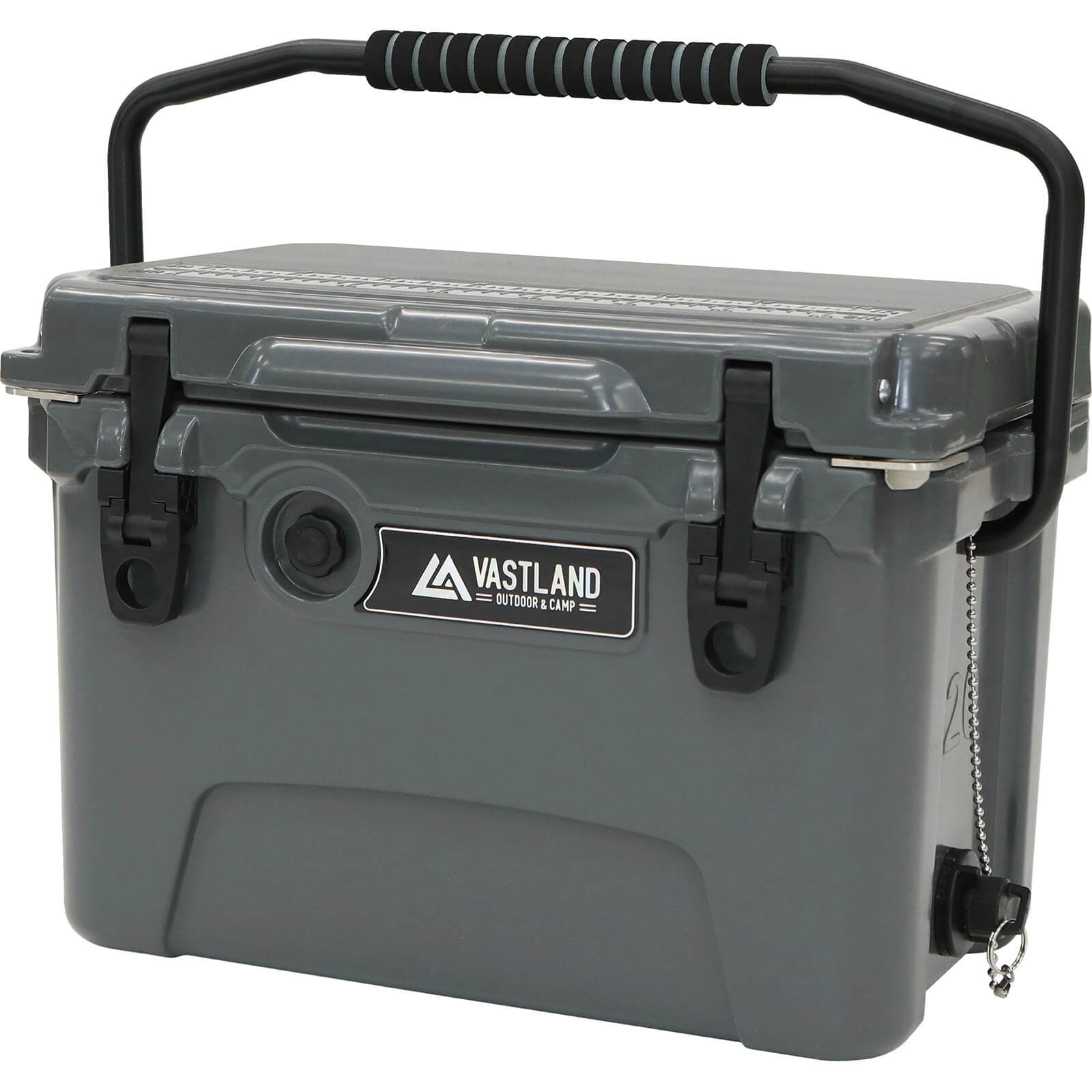 タフクーラーボックス ラッチタイプ 18.9L ダークグレー