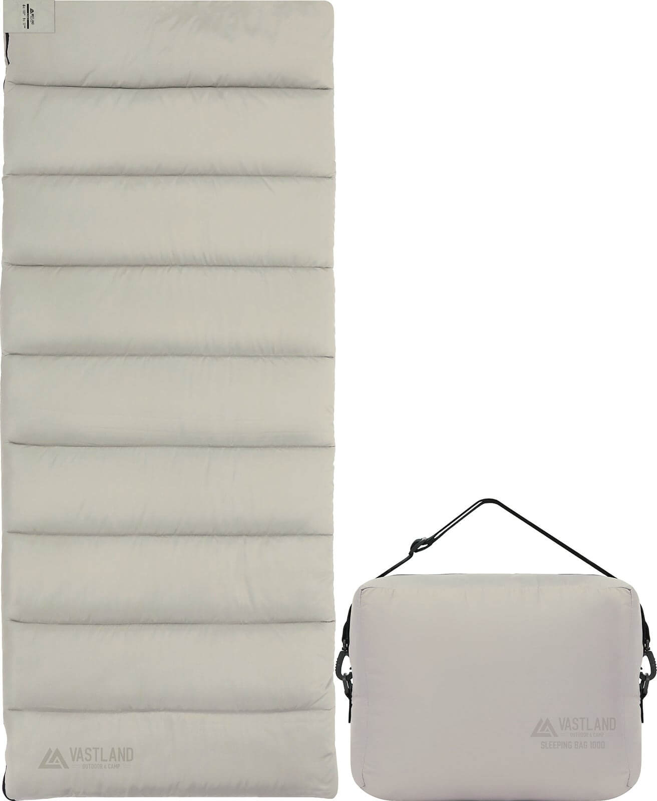 封筒型クッションシュラフ（快適温度6℃） グレー