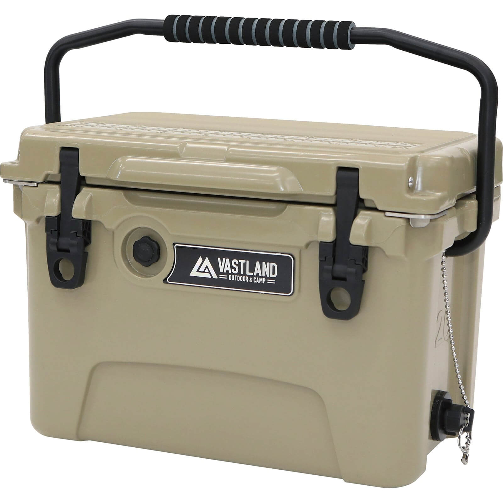 タフクーラーボックス ラッチタイプ 18.9L タン