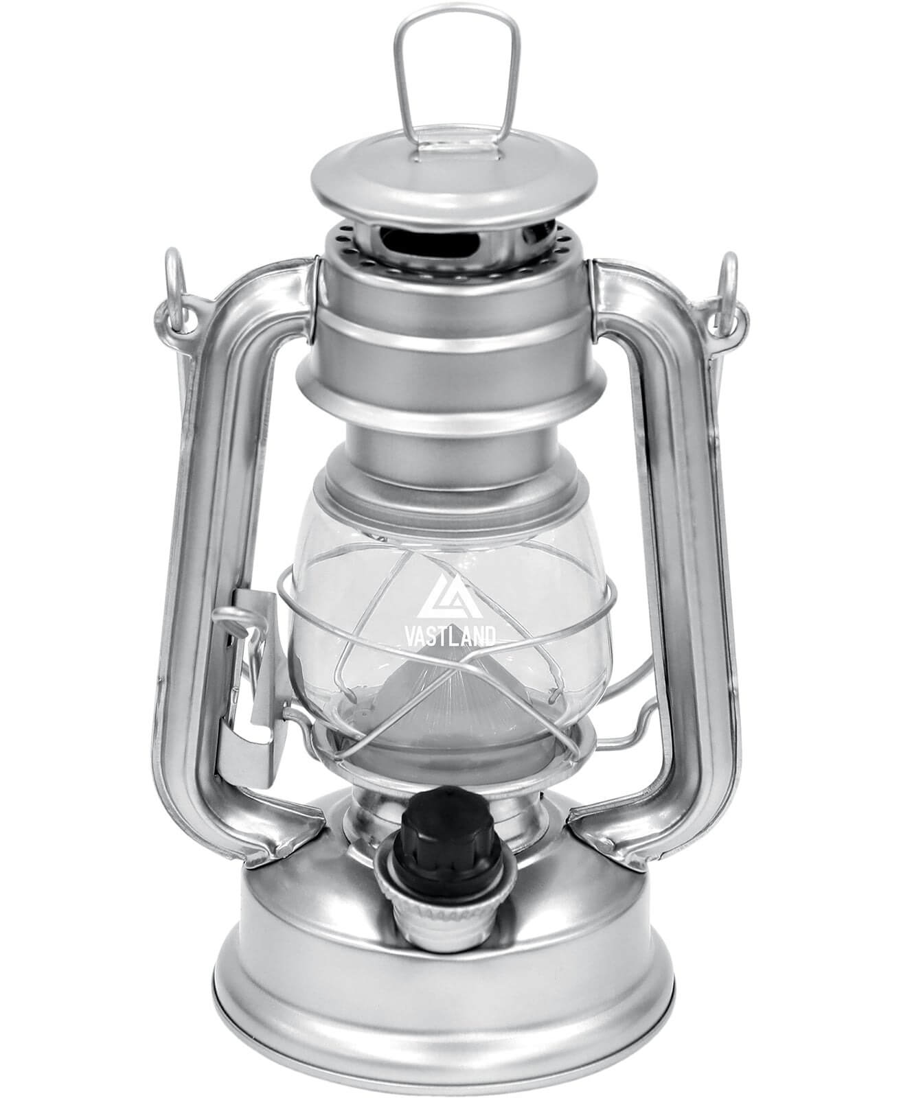 アンティーク風LEDランタン シルバー