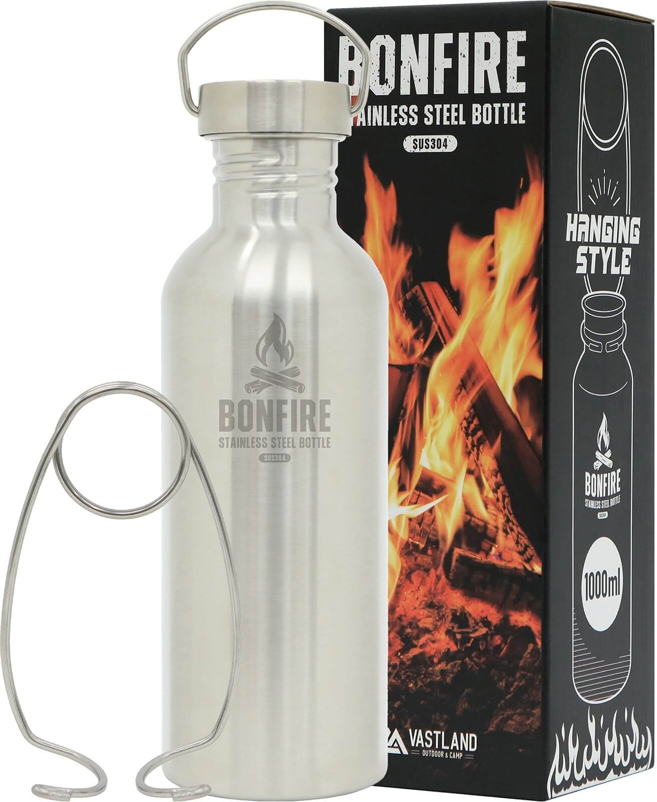焚き火ステンレスボトル 1000ml
