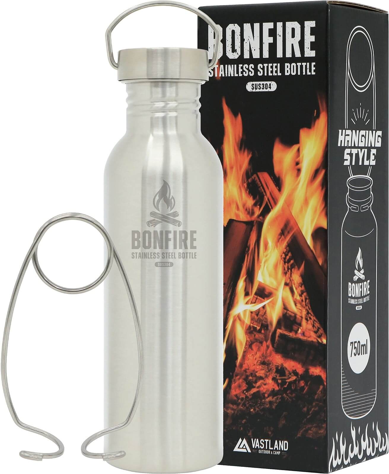 焚き火ステンレスボトル 750ml